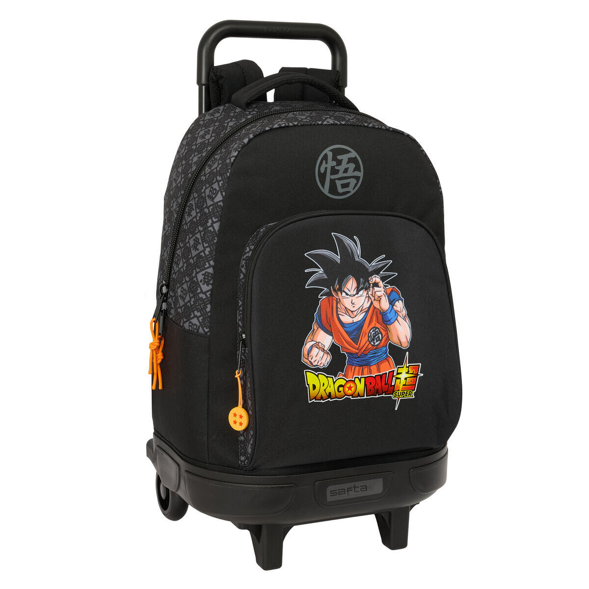 SENZA MARCA Trolley per la Scuola Dragon Ball Combat Nero
