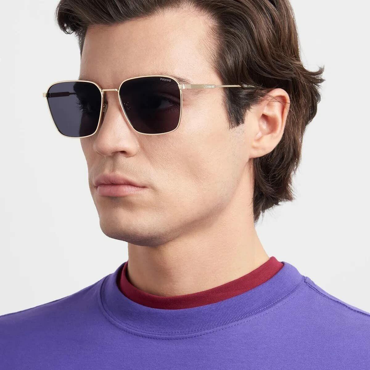Lunettes de soleil Unisexe Polaroid PLD-4120-G-S-X-LOJ Doré 4/5
