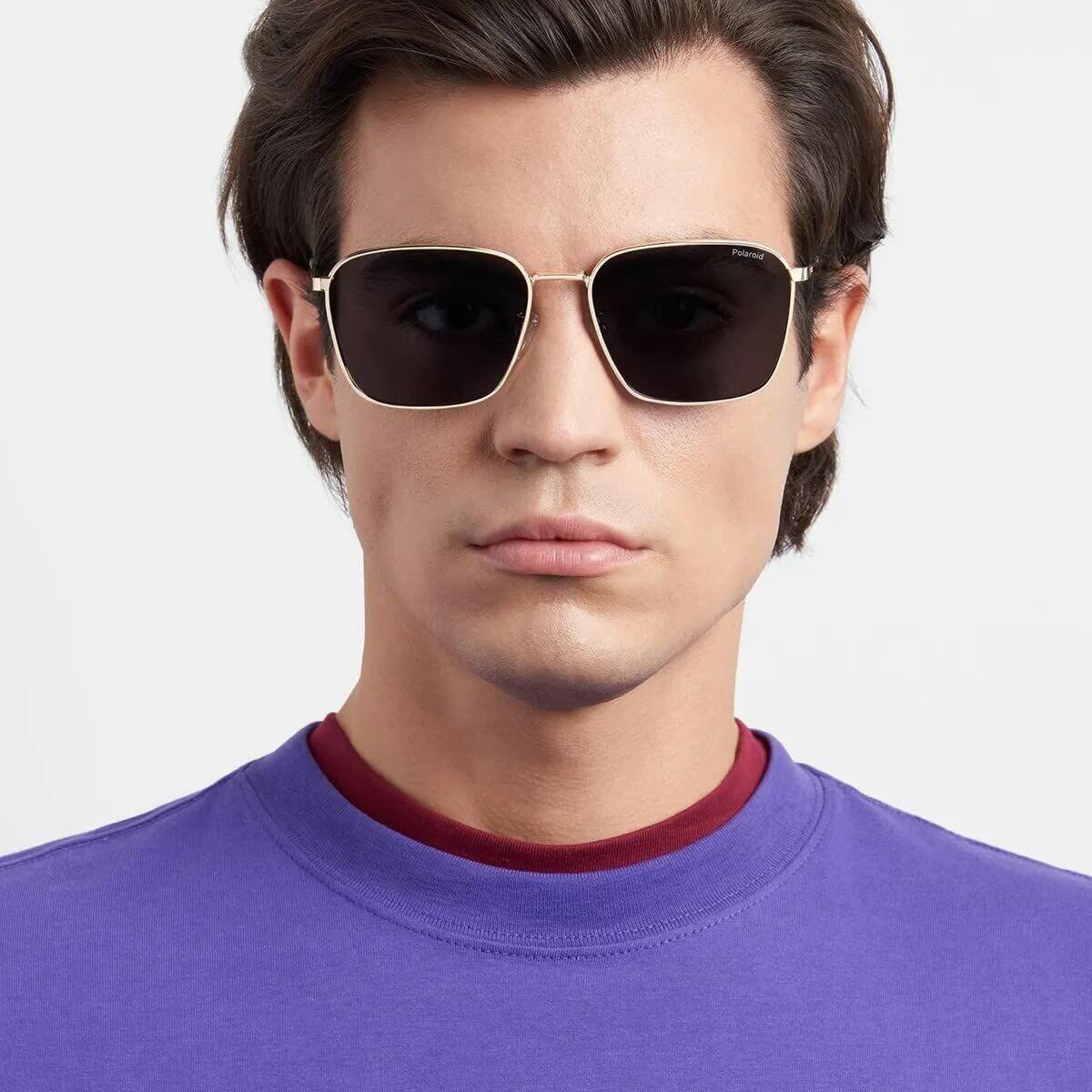 Lunettes de soleil Unisexe Polaroid PLD-4120-G-S-X-LOJ Doré 5/5