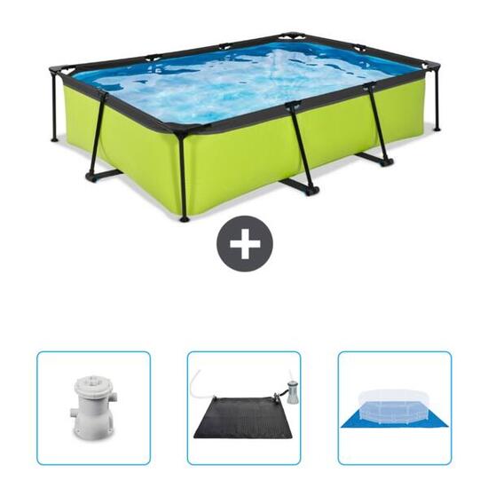 Piscine Rectangulaire - 300x200x65 cm + Accessoires CB79