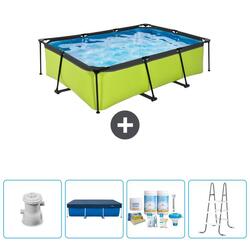 Piscine Rectangulaire - 220x150x65 cm + Accessoires CB64