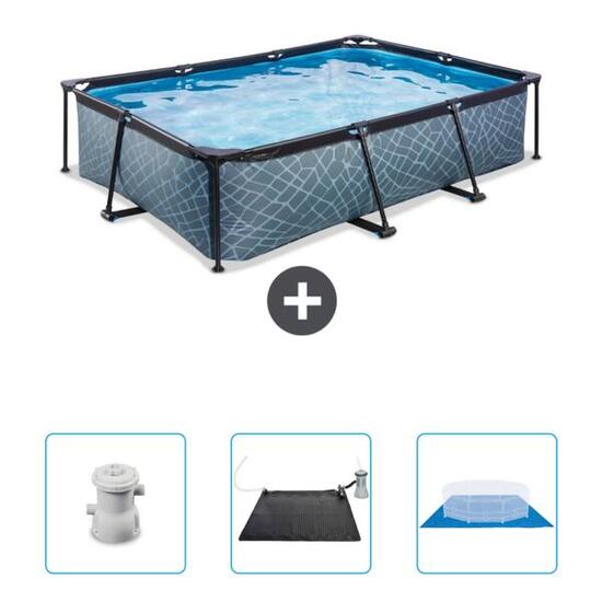 Piscine Rectangulaire - 300x200x65 cm + Accessoires CB79