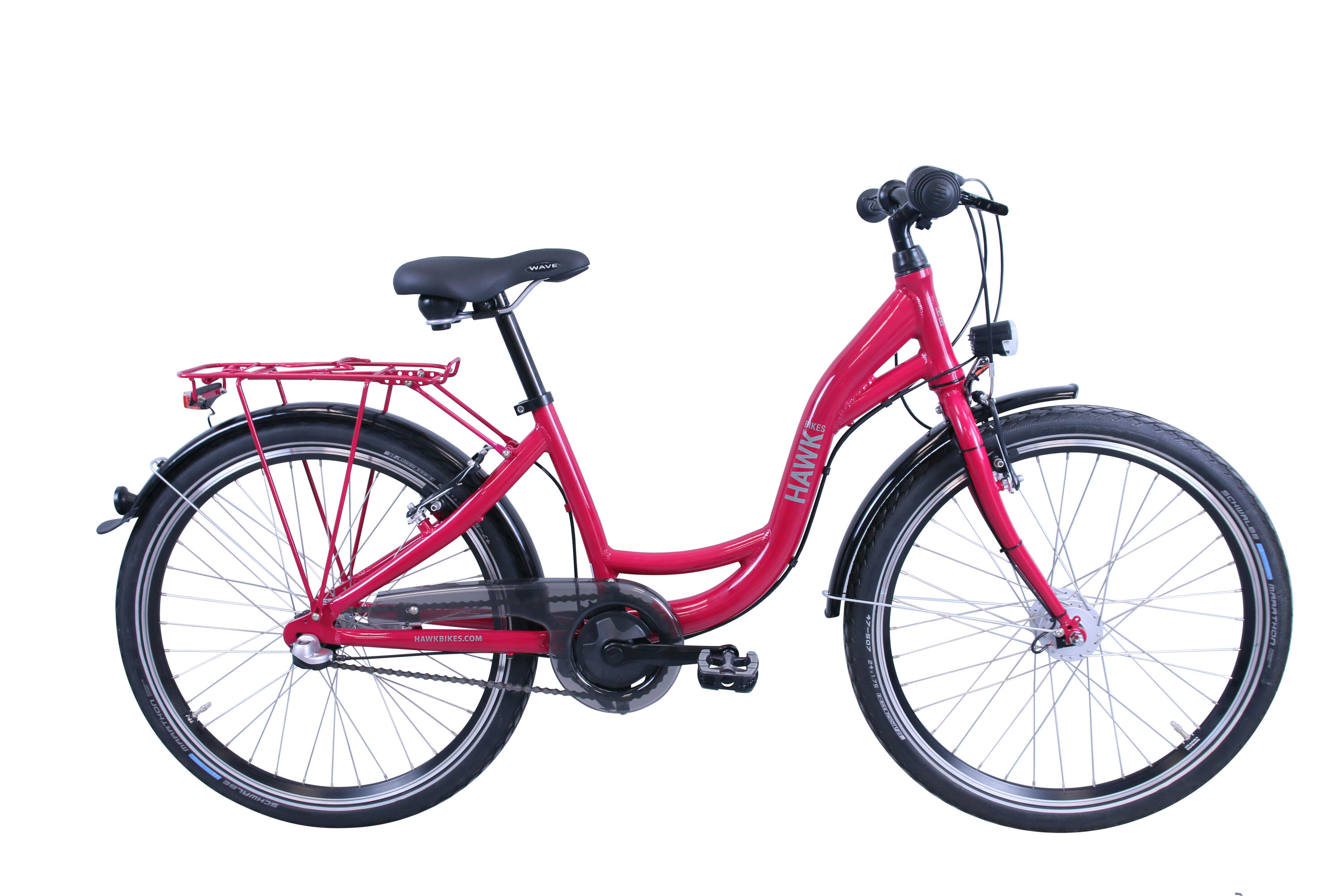 HAWK BIKES HAWK City Wave Girls Kinder Fahrrad 24 Zoll Mädchen
