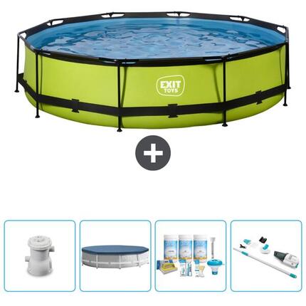 Piscine Ronde - 300x76 cm + Accessoires CB19