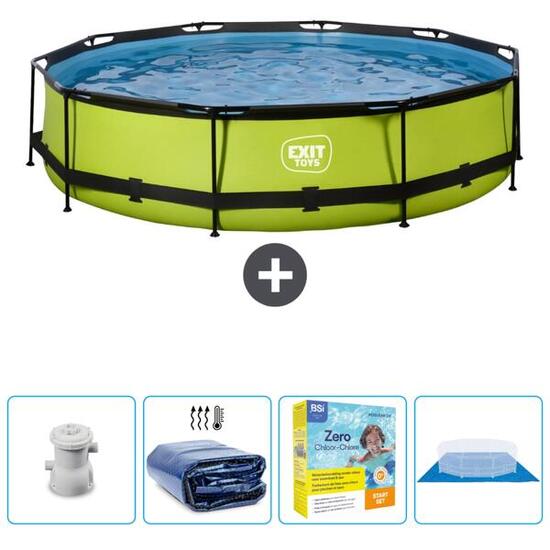 Piscine Ronde - 300x76 cm + Accessoires CB22