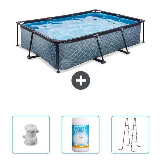 Piscine Rectangulaire - 300x200x65 cm + Accessoires CB84