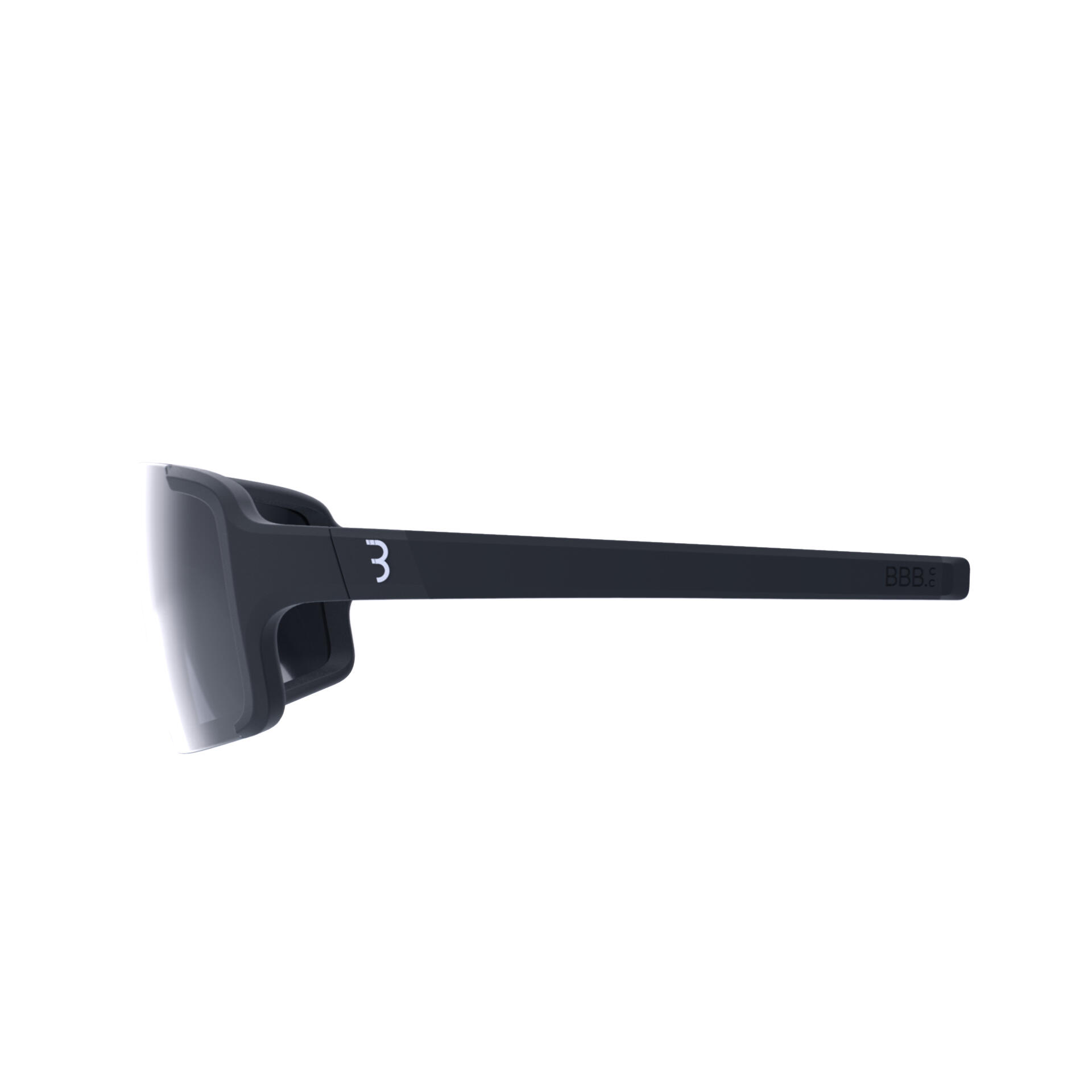 Fahrradbrille Chester Narrow – Smoke – Schmaler Schnitt – Mattschwarz – Unisex 3/7