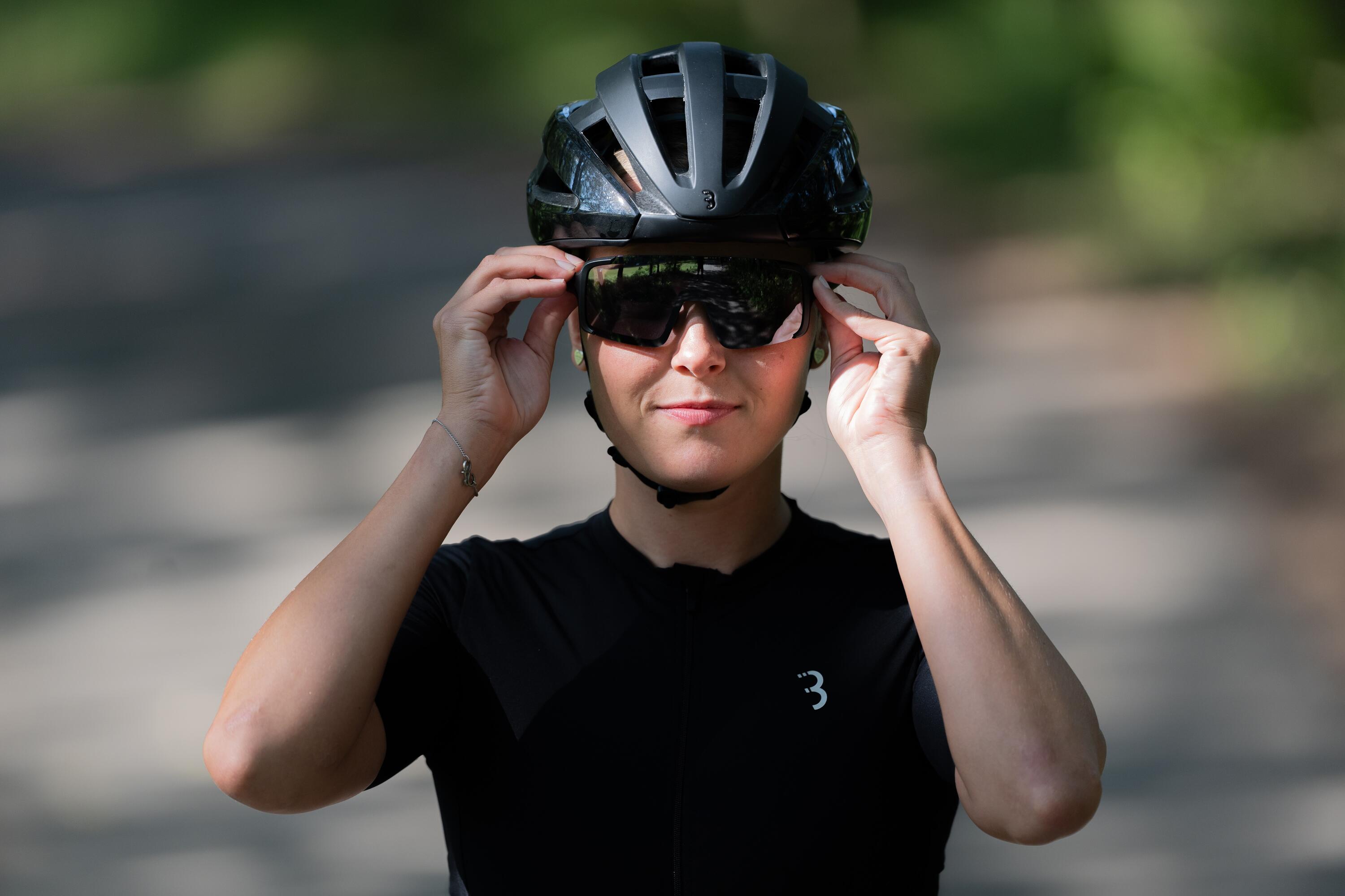 Fahrradbrille Chester Narrow – Smoke – Schmaler Schnitt – Mattschwarz – Unisex 5/7