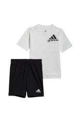 Ensemble T-shirt + short Adidas Bos coton pour enfants