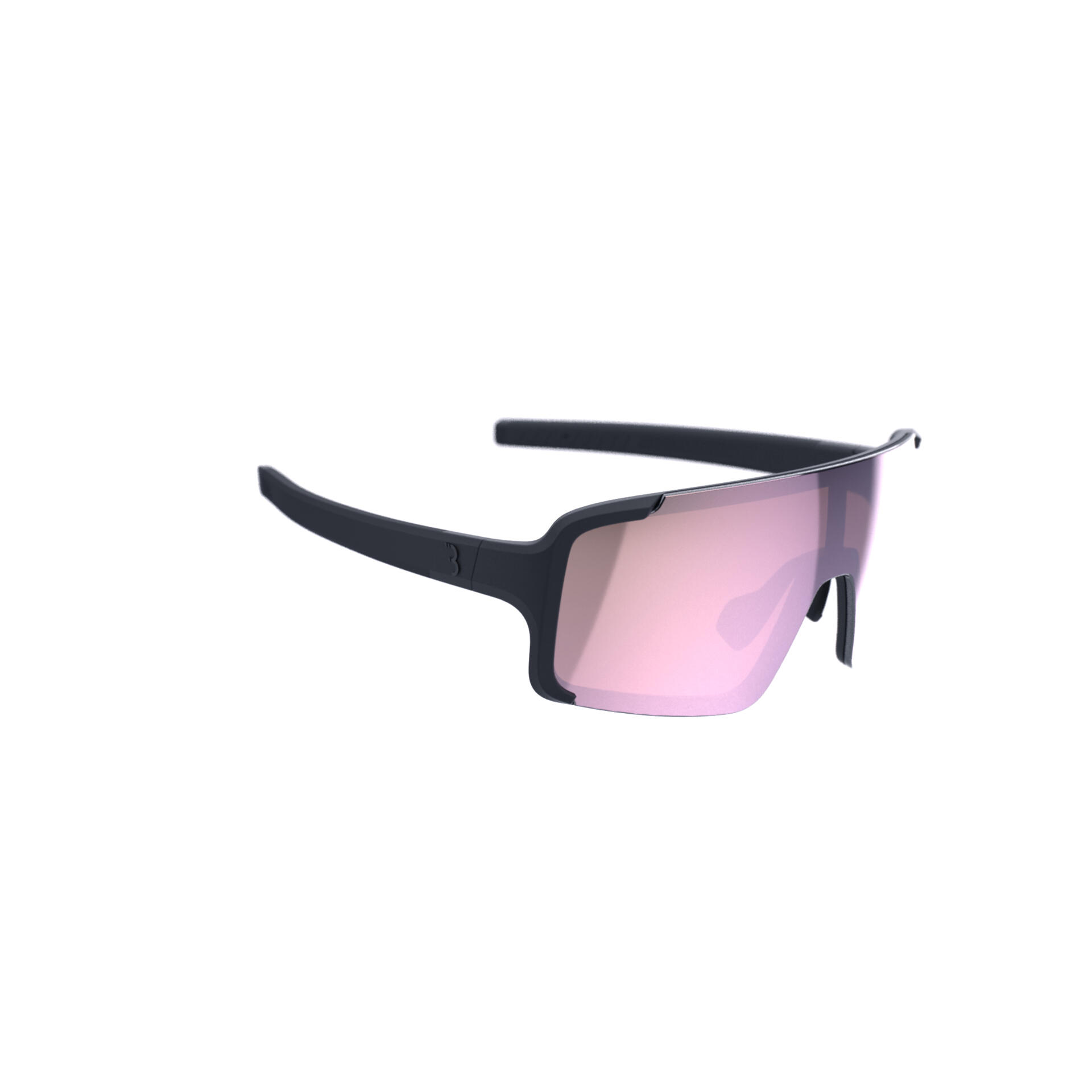 Óculos de sol unissexo BBB Chester Narrow Preto/Rosa 4/7