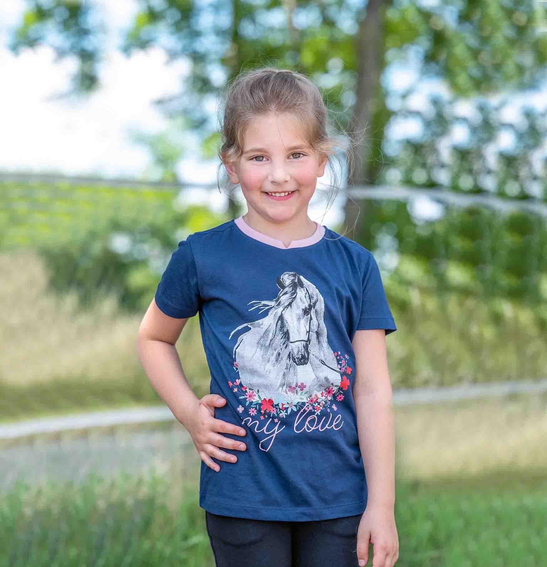 T-shirt fille HKM Horse Spirit 5/6