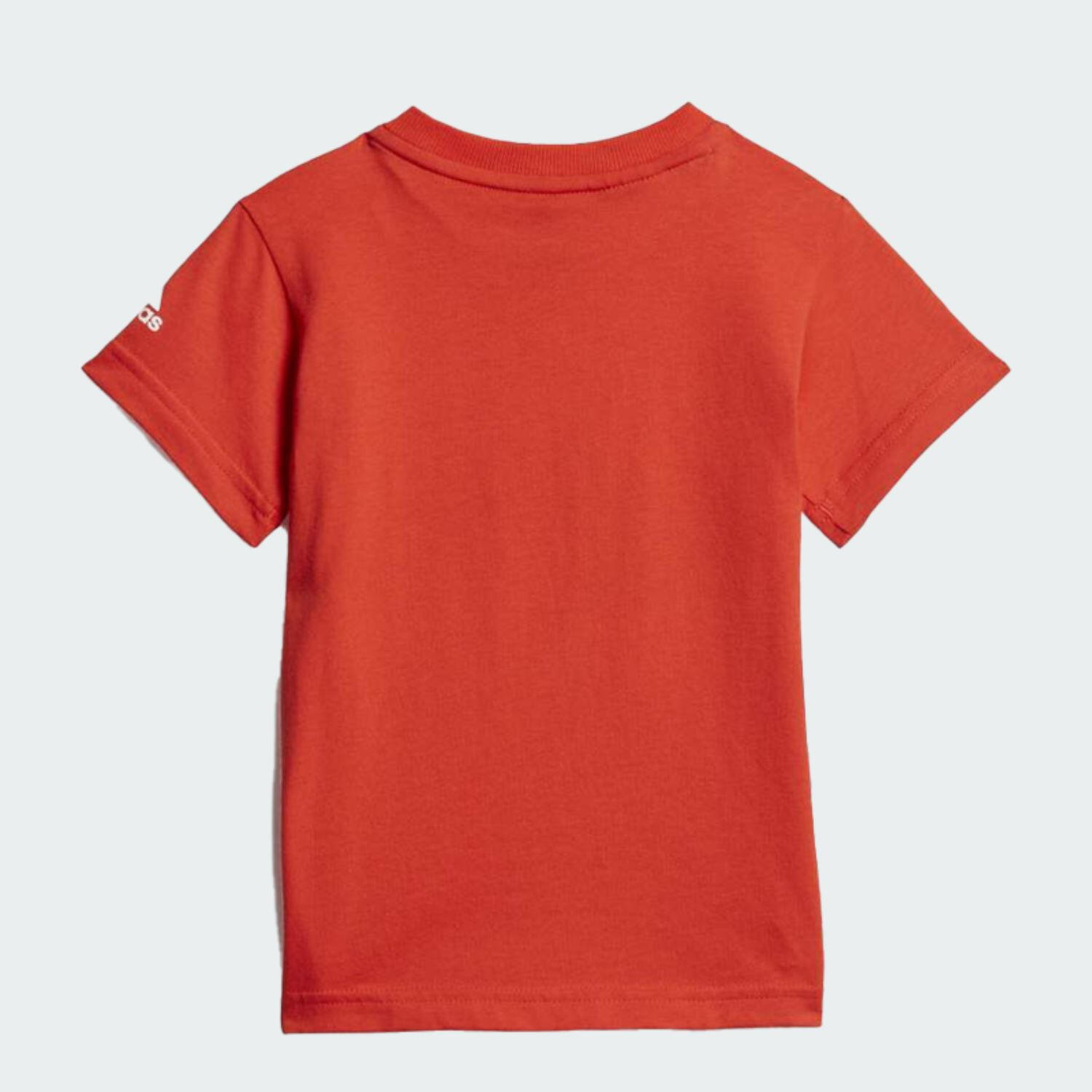 Ensemble T-shirt + short enfant Adidas Summer Set coton 3/4