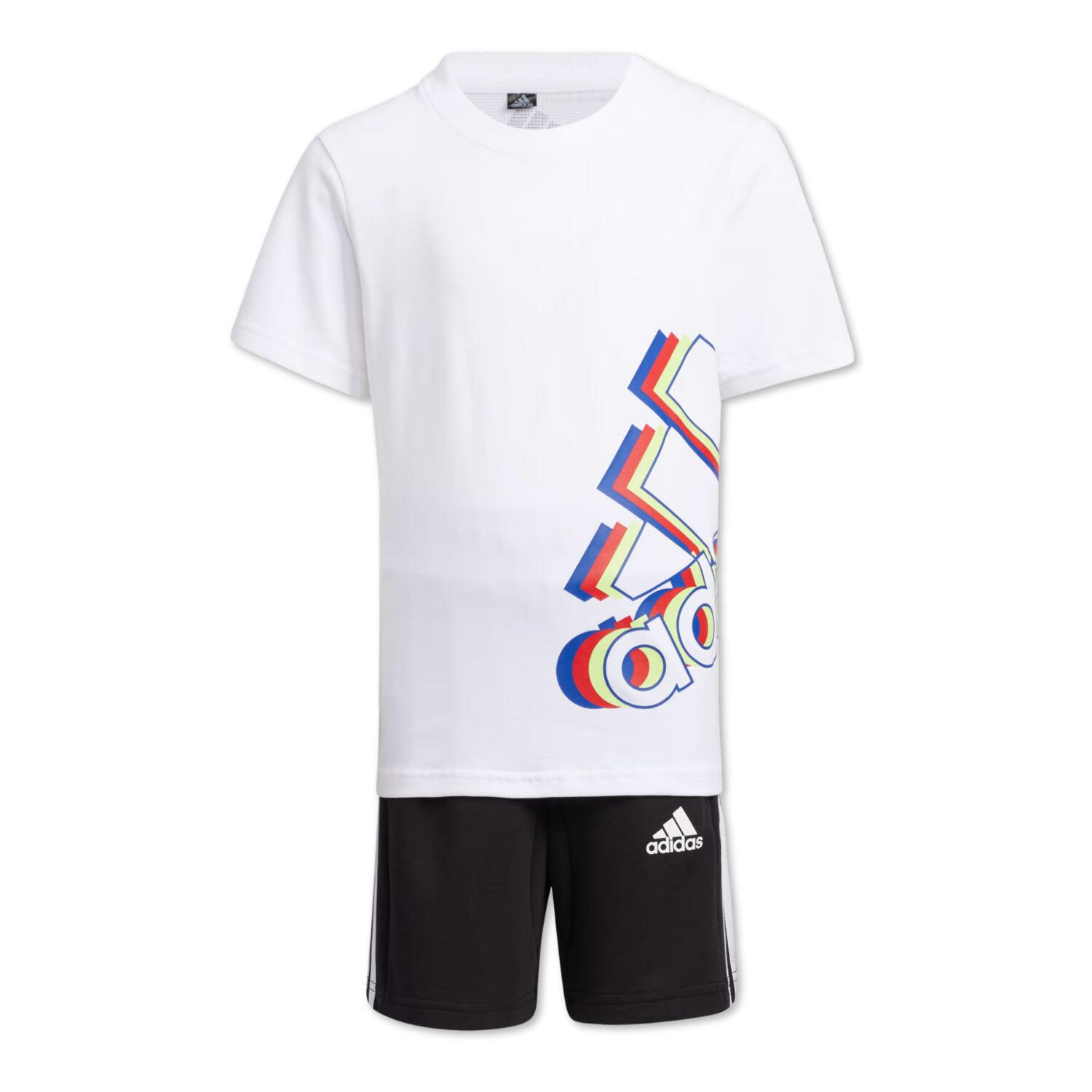 ADIDAS Shirt + Shorts Adidas Logo Baumwolle Kinder Set
