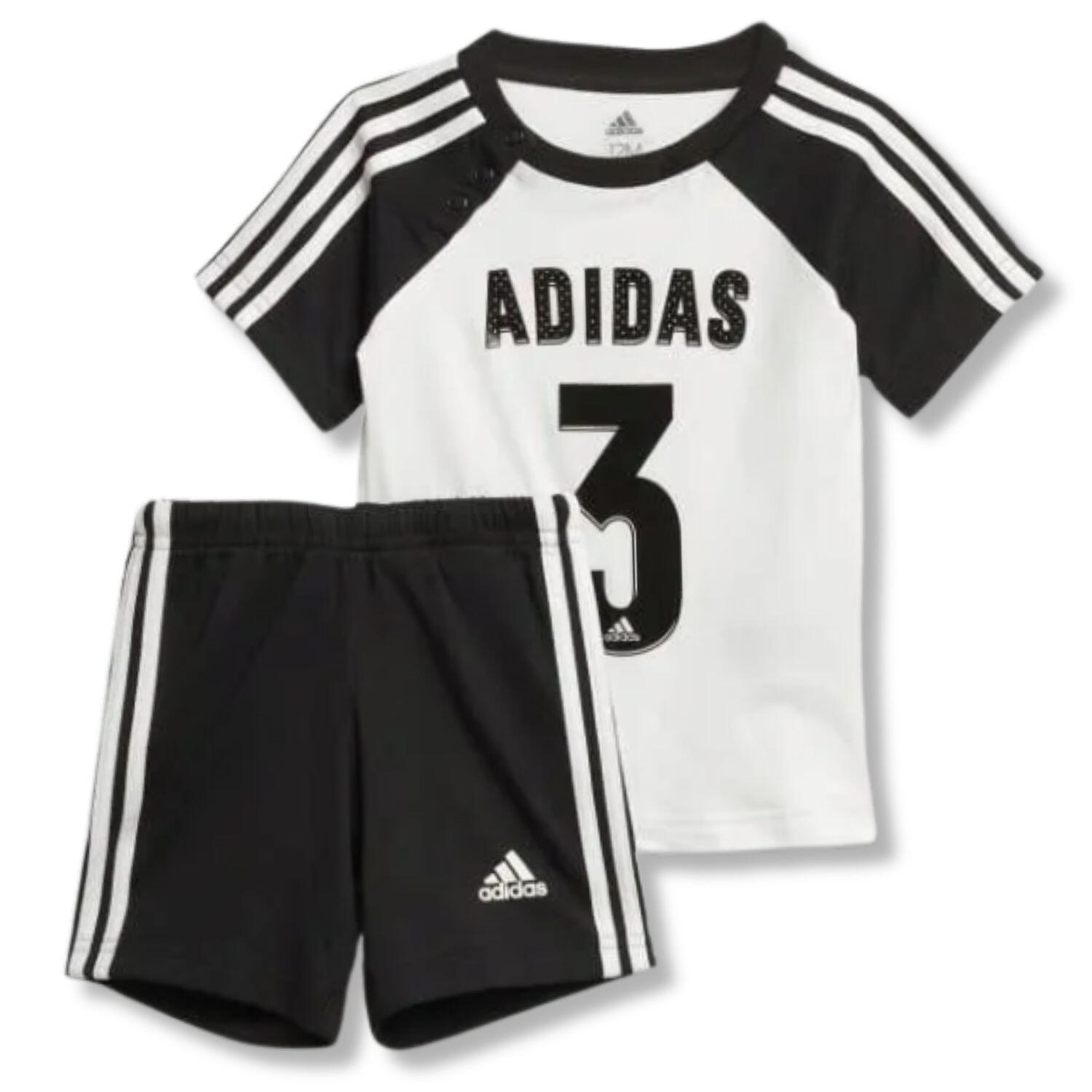 ADIDAS Adidas Kinder I Sport Sum Set Baumwoll-T-Shirt + Shorts