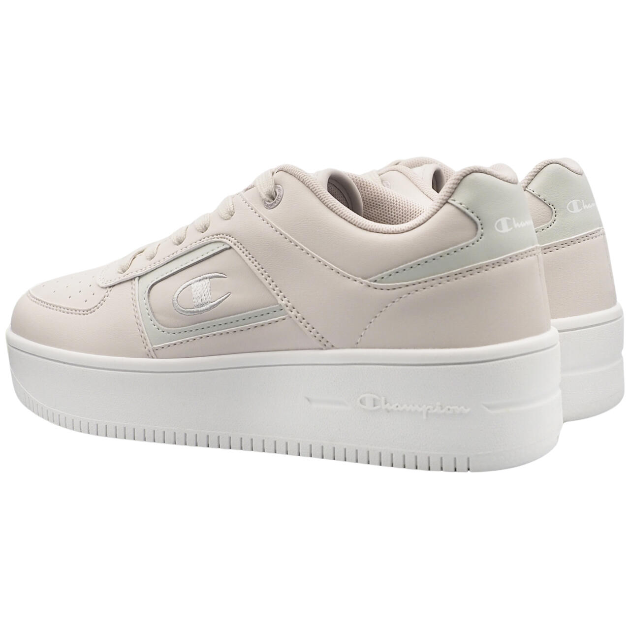 Baskets femme Champion cuir synthétique perforé 3/6