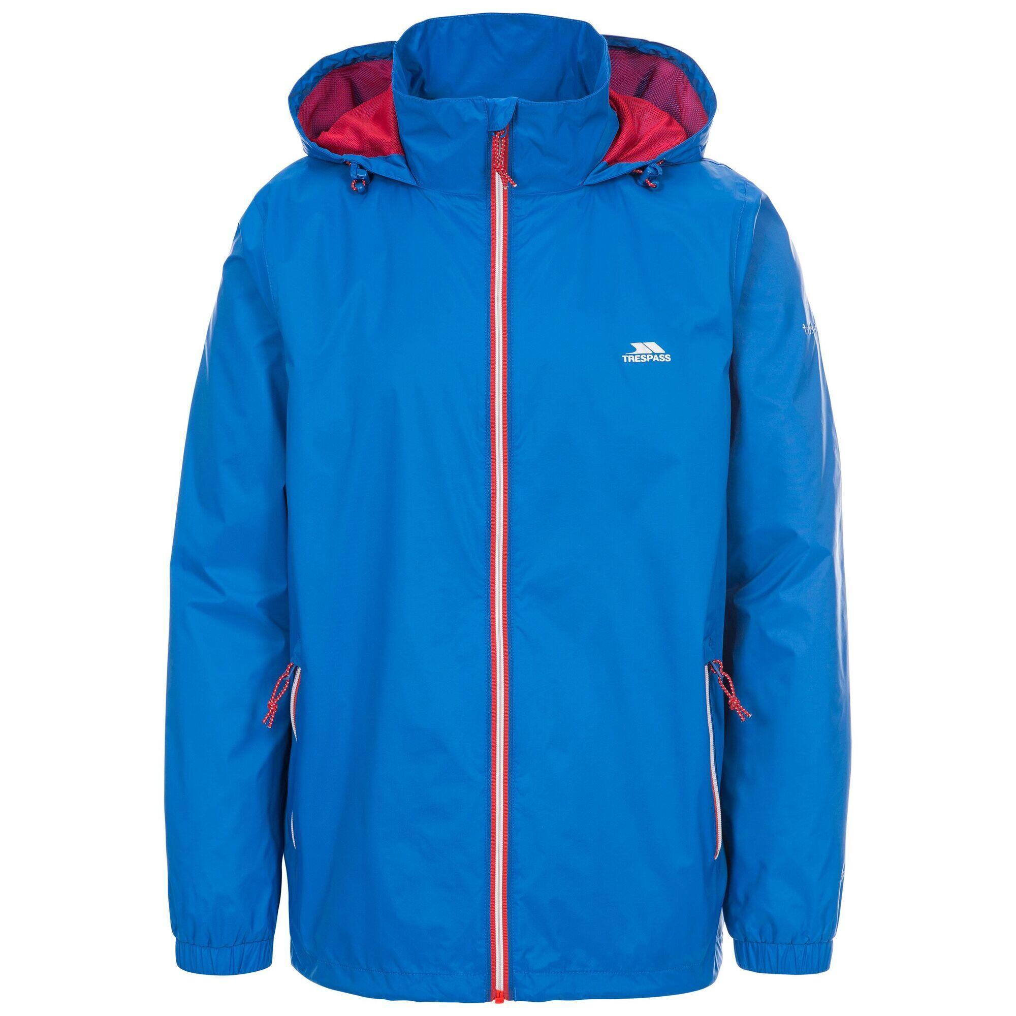 TRESPASS Mens Briar Waterproof Jacket (Blue)