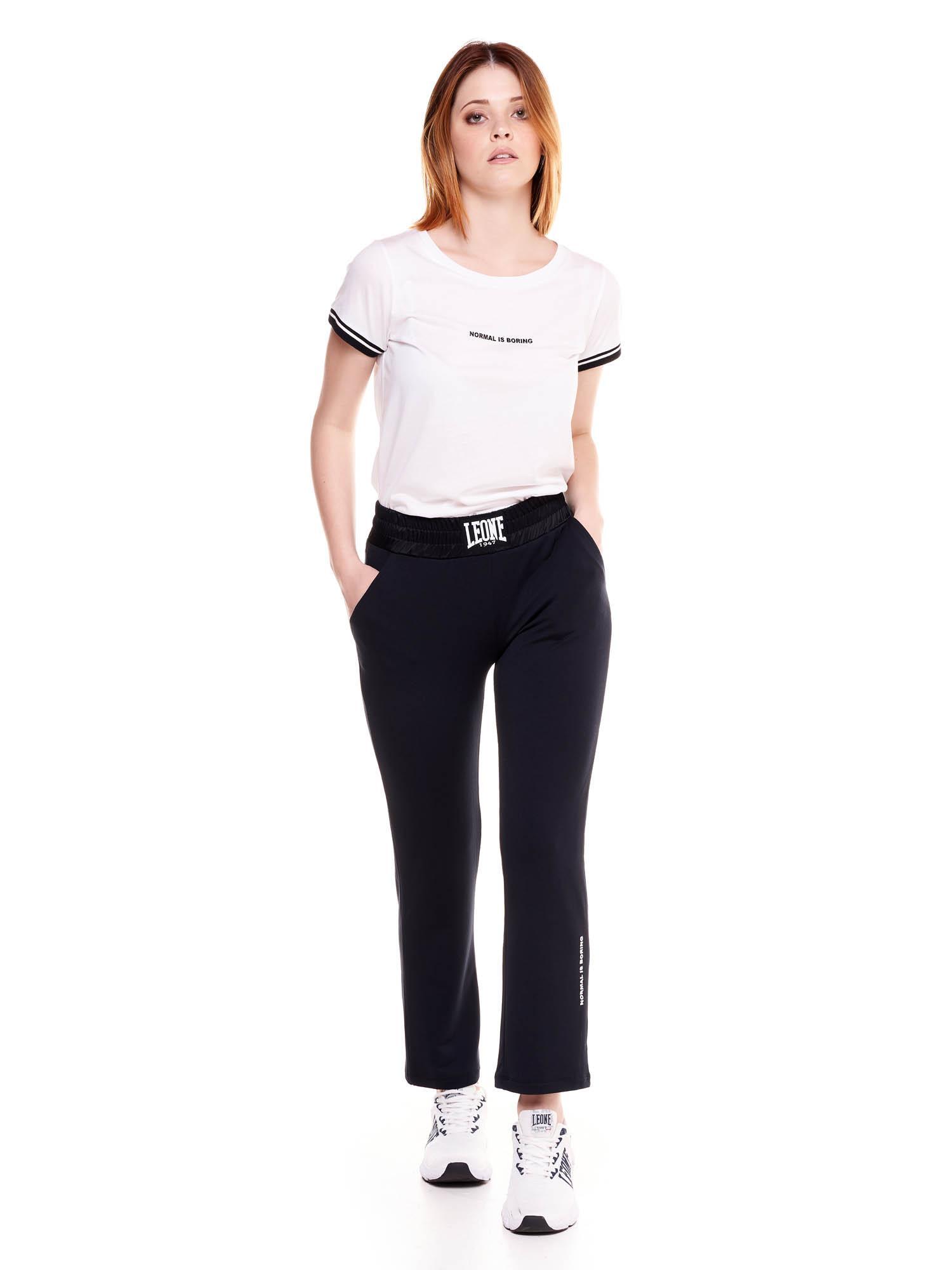 Pantalón de mujer blanco y negro. 2/7