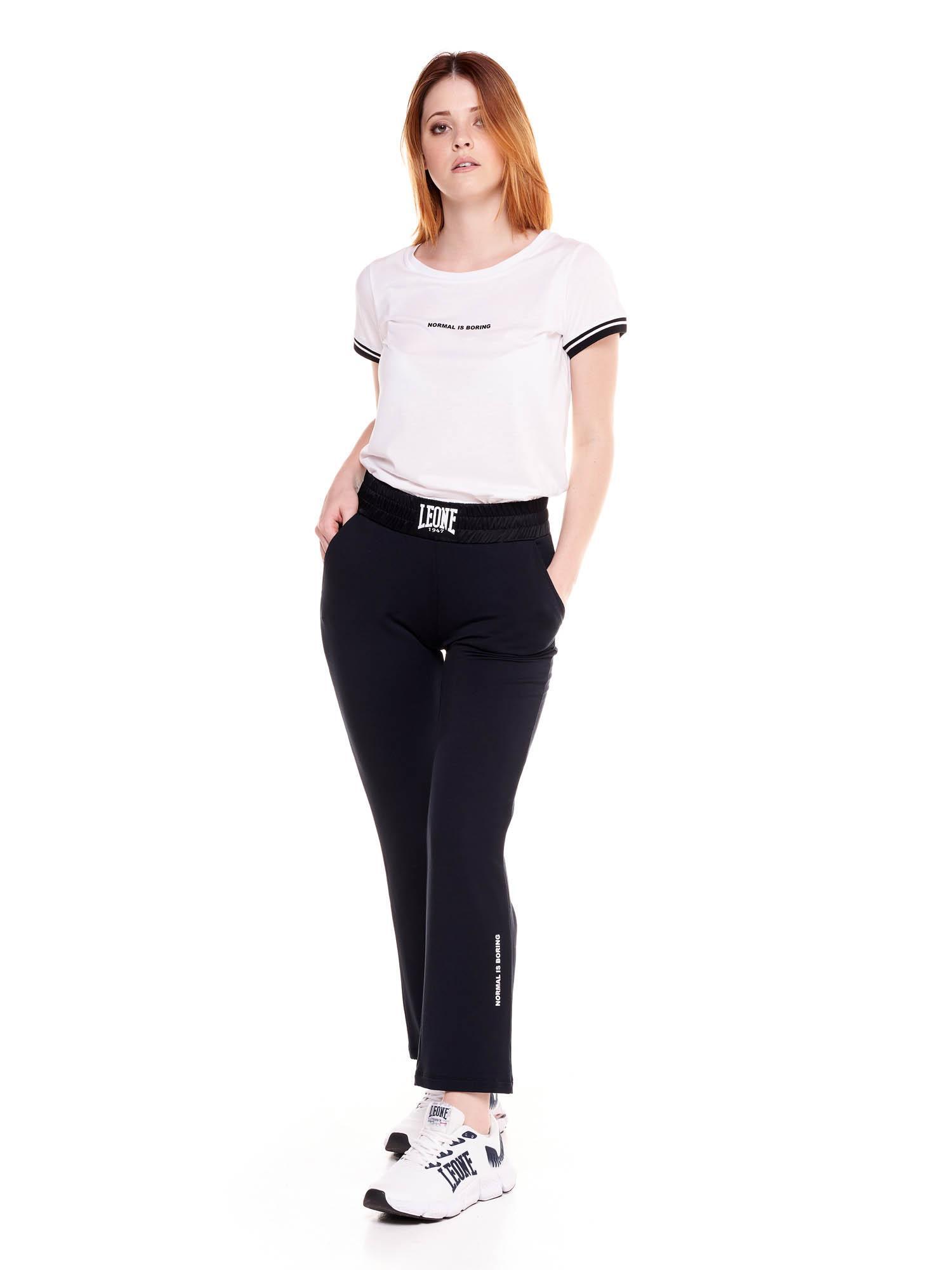 Pantalón de mujer blanco y negro. 3/7