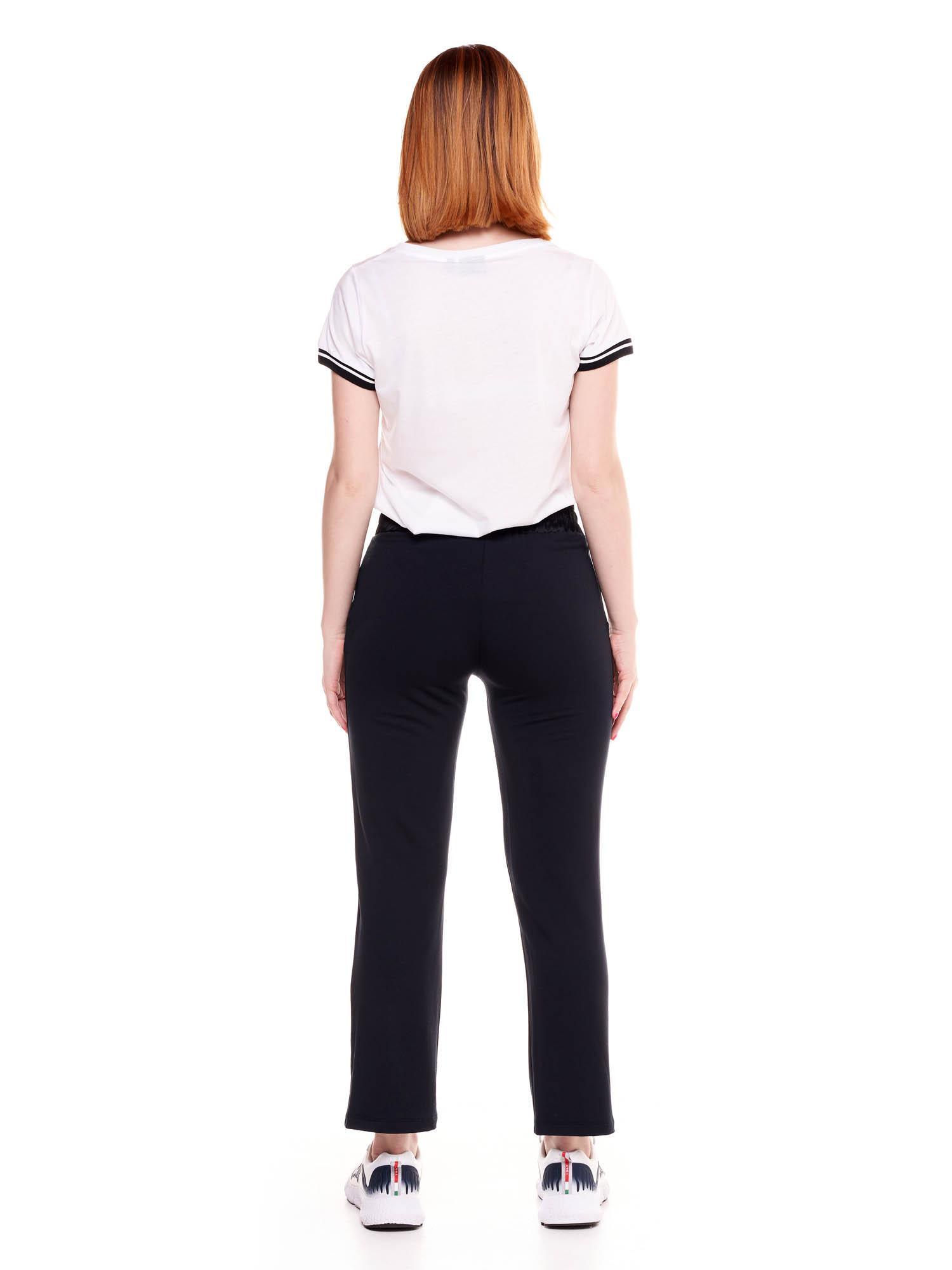 Pantalón de mujer blanco y negro. 4/7