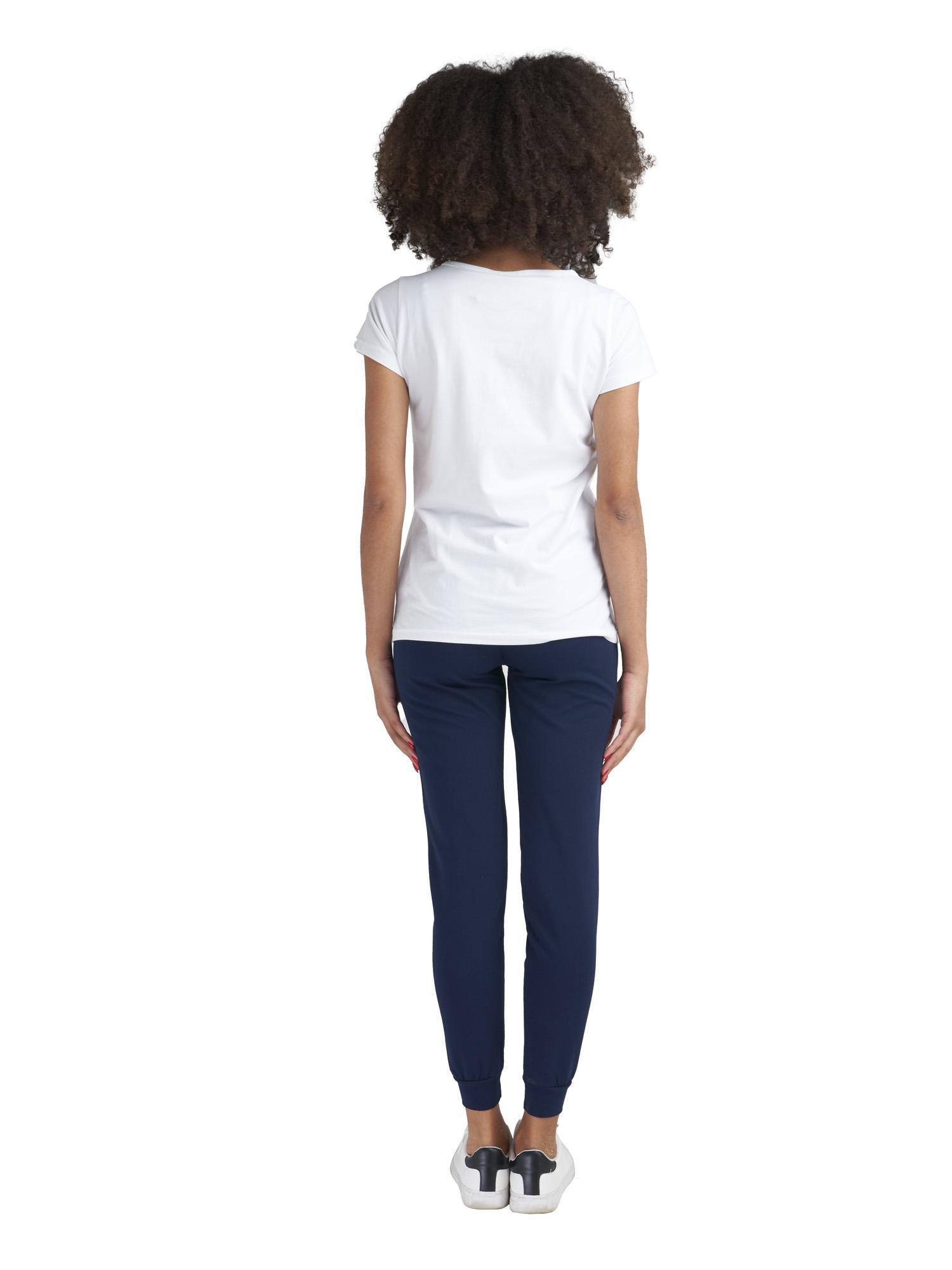 T-shirt femme maxi logo à manches courtes Training 4/5