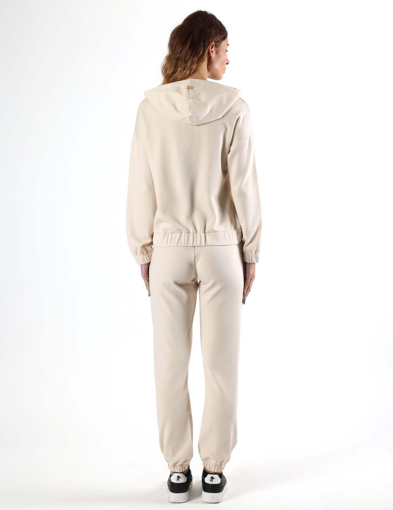 Leone Chic Boxing dames non-fleece trainingspak met capuchon en ritssluiting 4/5