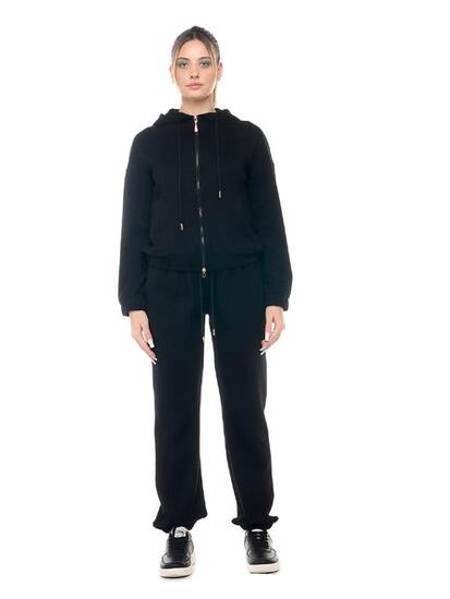 Tuta da donna con cappuccio e zip non felpata Leone Chic Boxing