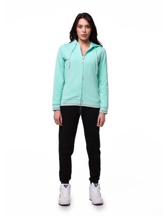 Leone Bright Survêtement à capuche zippé non brossé pour femme