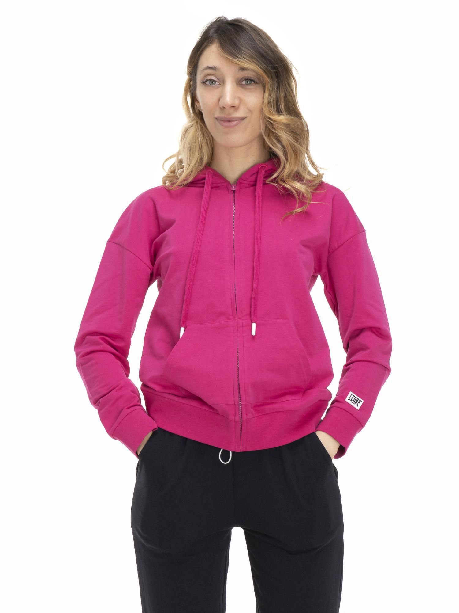 Bluza z bawełna z kaptur na co dzień na siłownię