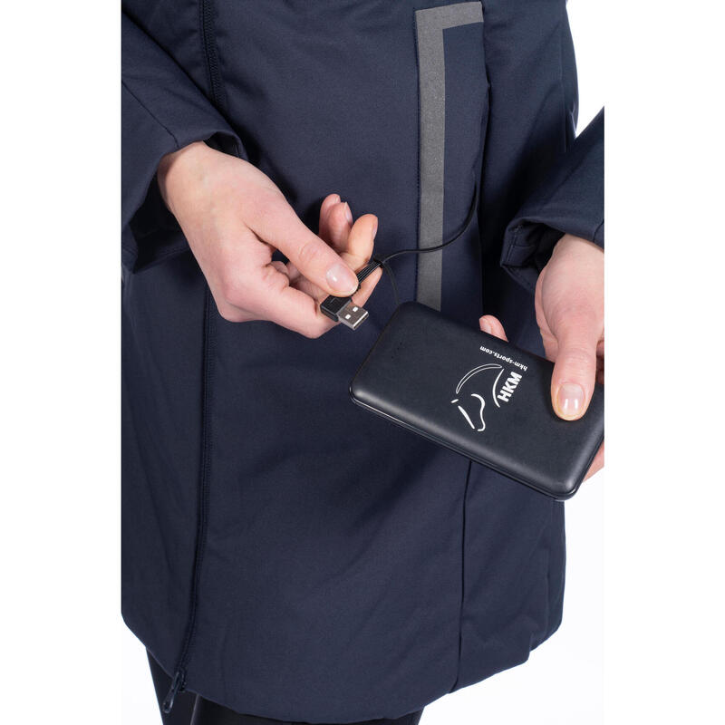 HKM Verwarmde Jas Elegant - Zwart