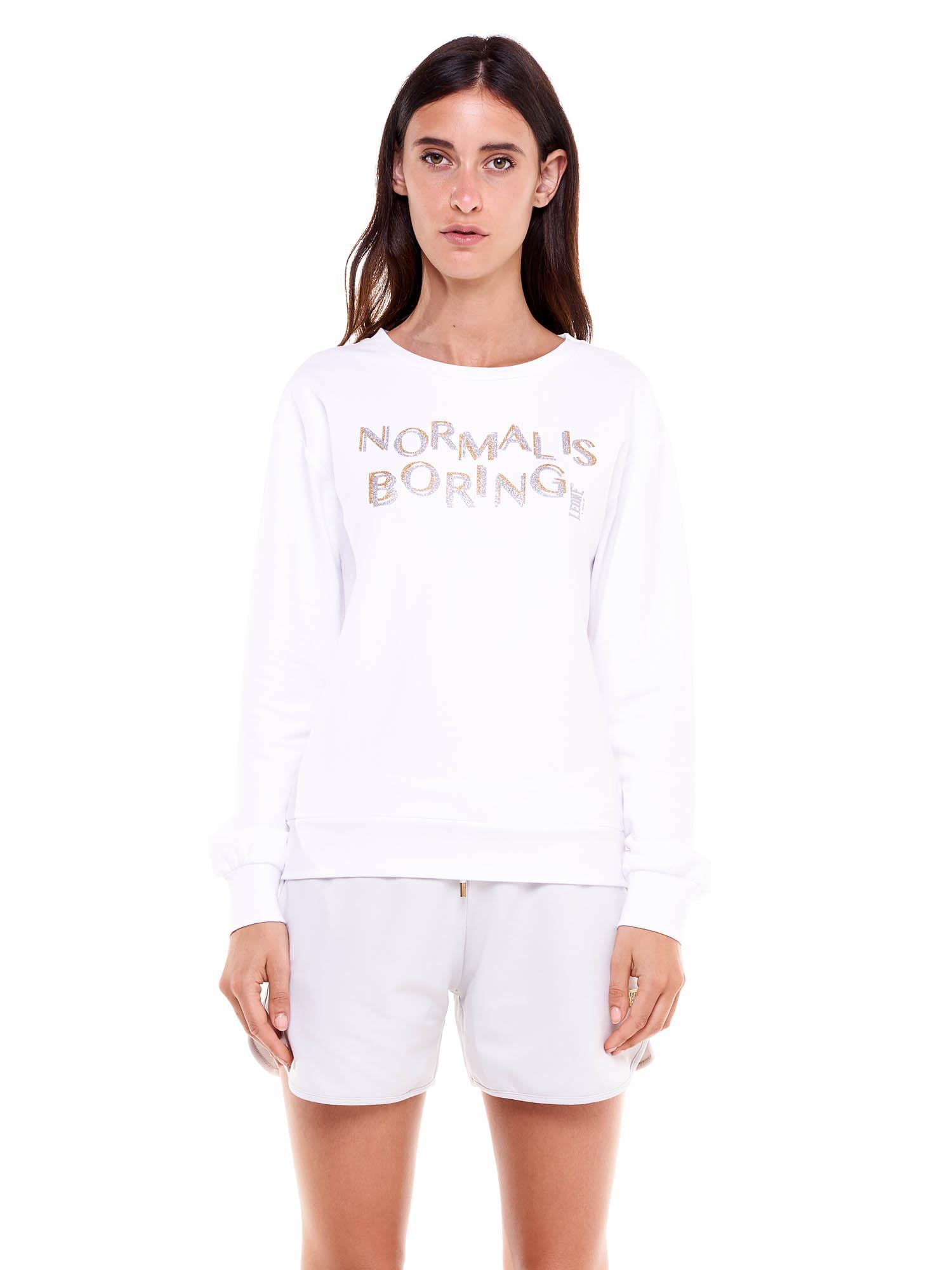 LEONE 1947 APPAREL Sudadera mujer Gold&Silver