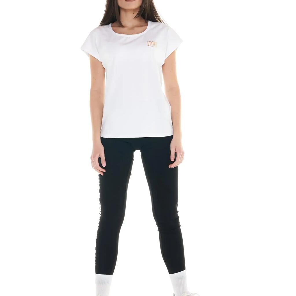 Woman sets t-shirt + leggings Gold