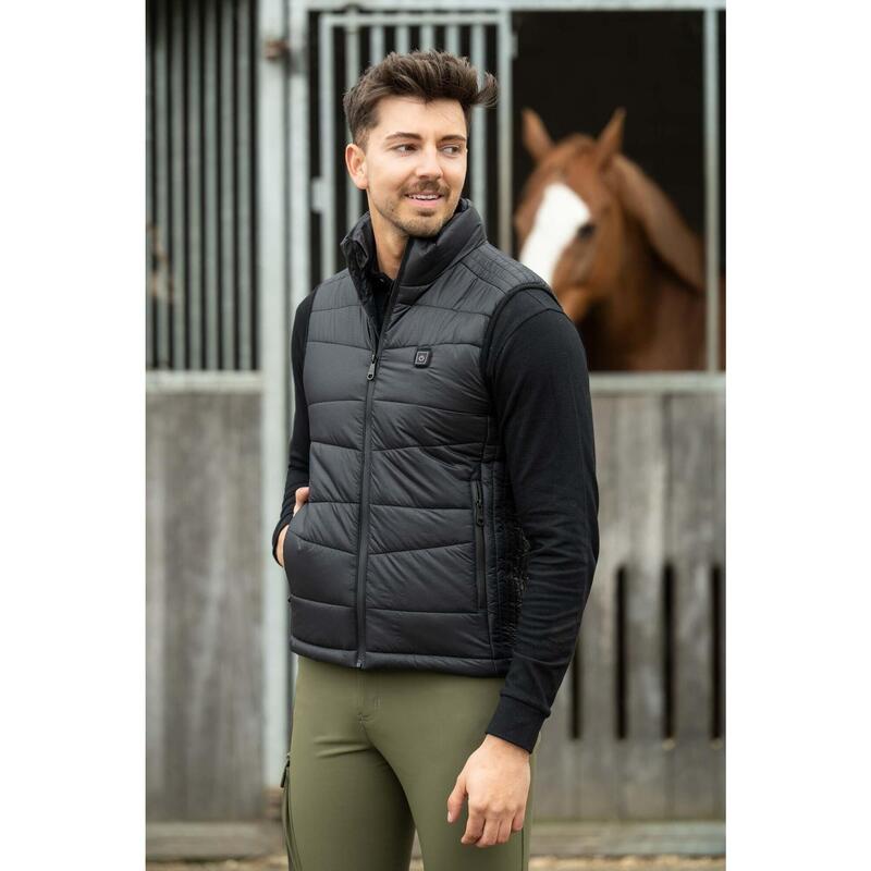 HKM Verwarmend herenvest -Bodywarmer -Heat Control- Style - Zwart