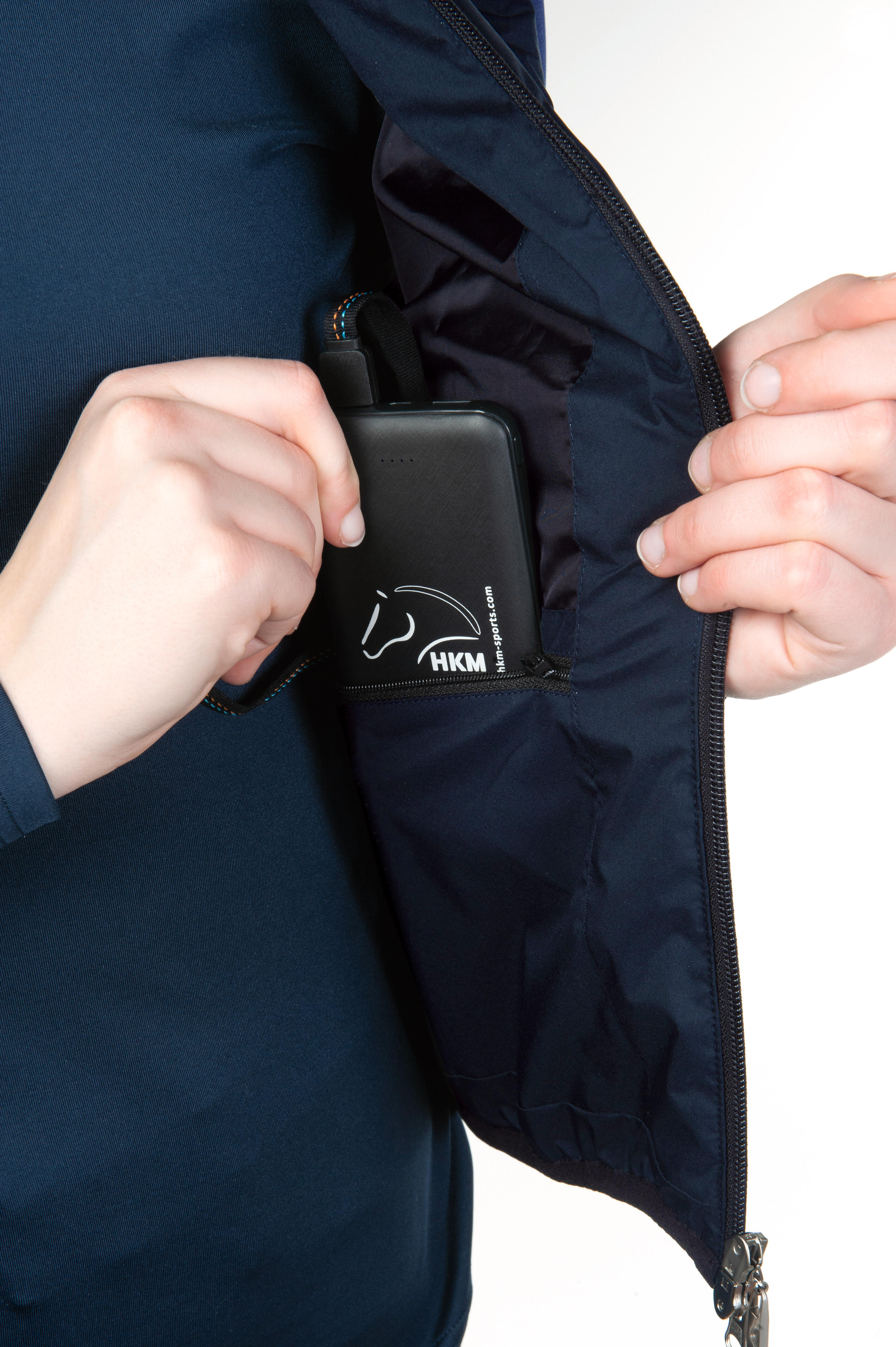 HKM Verwarmde Bodywarmer Comfort - Zwart 4/6