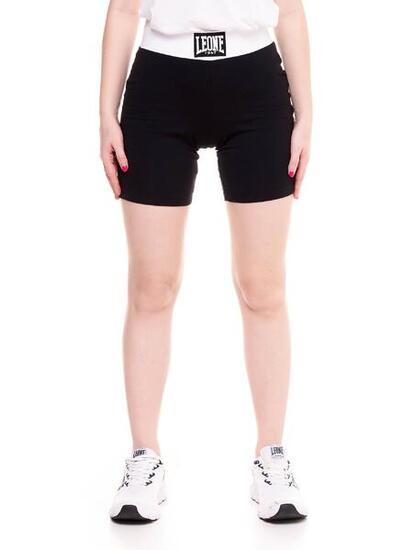 Short legging femme noir et blanc