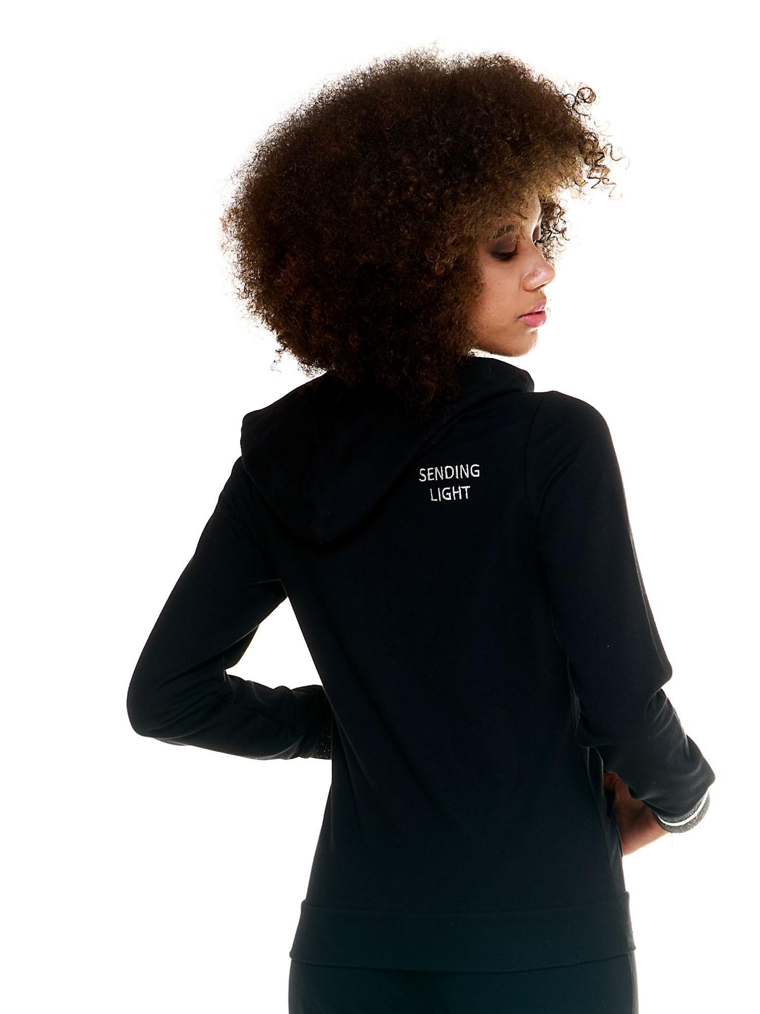 Chándal Leone con capucha para mujer Chándal con cremallera completa Greyss 5/6