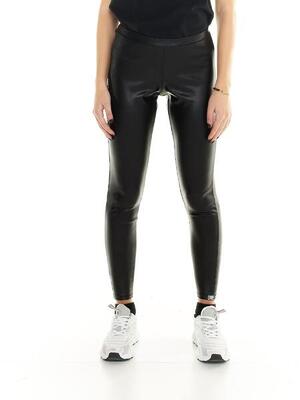 Leggings ecopelle Leone donna Blackout