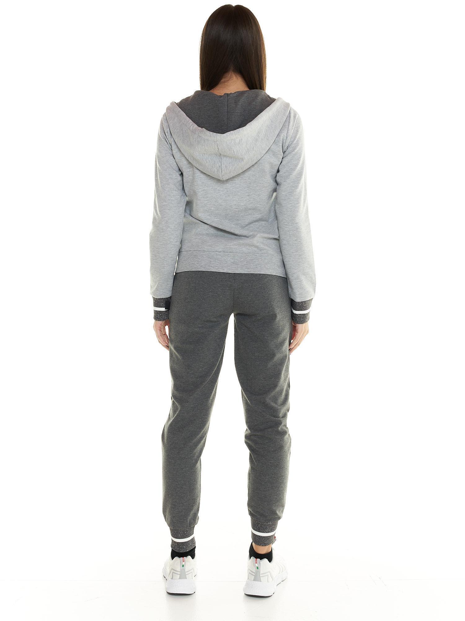 Chándal Leone con capucha para mujer Chándal con cremallera completa Greyss 4/6