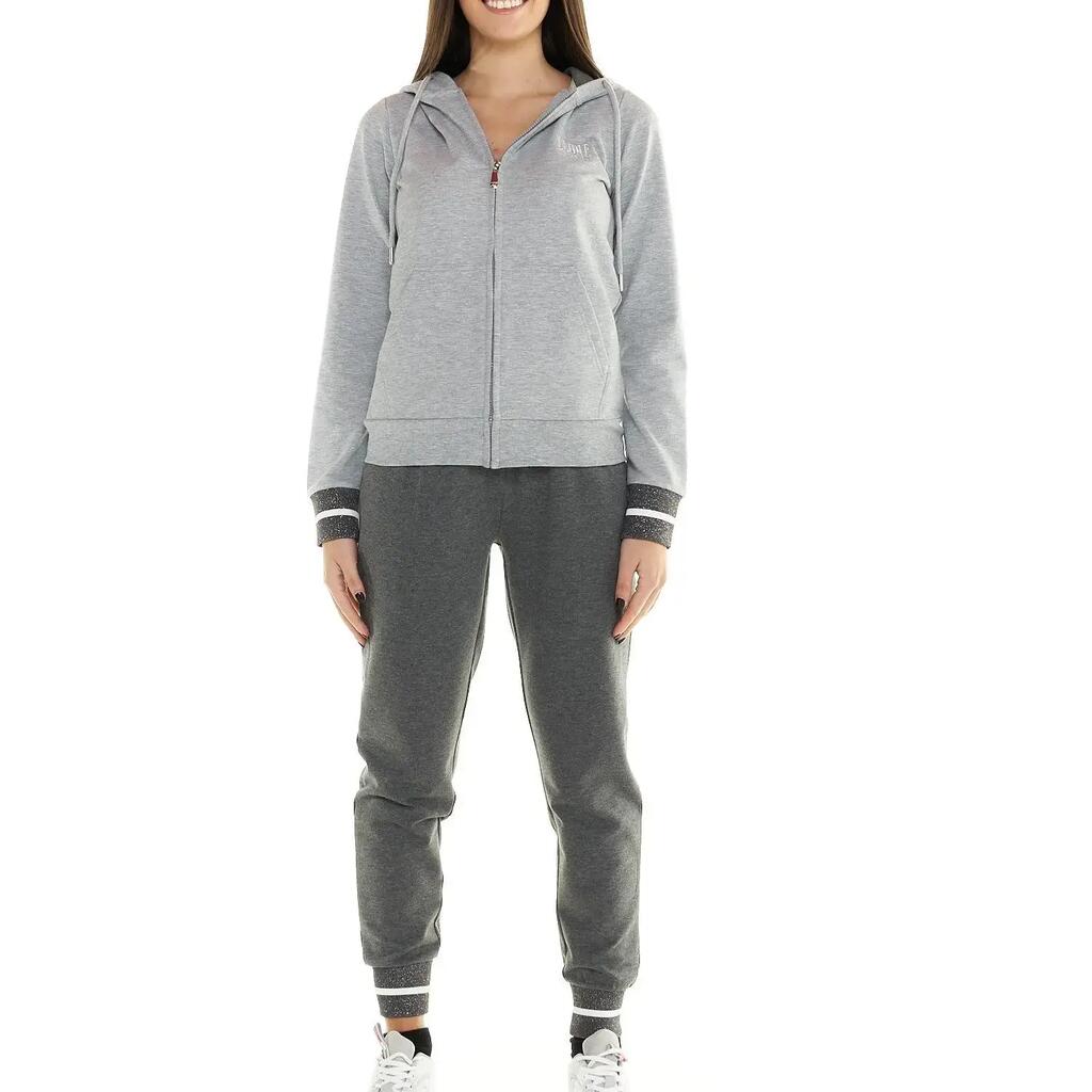 Woman hoody tracksuit full zip Greyss