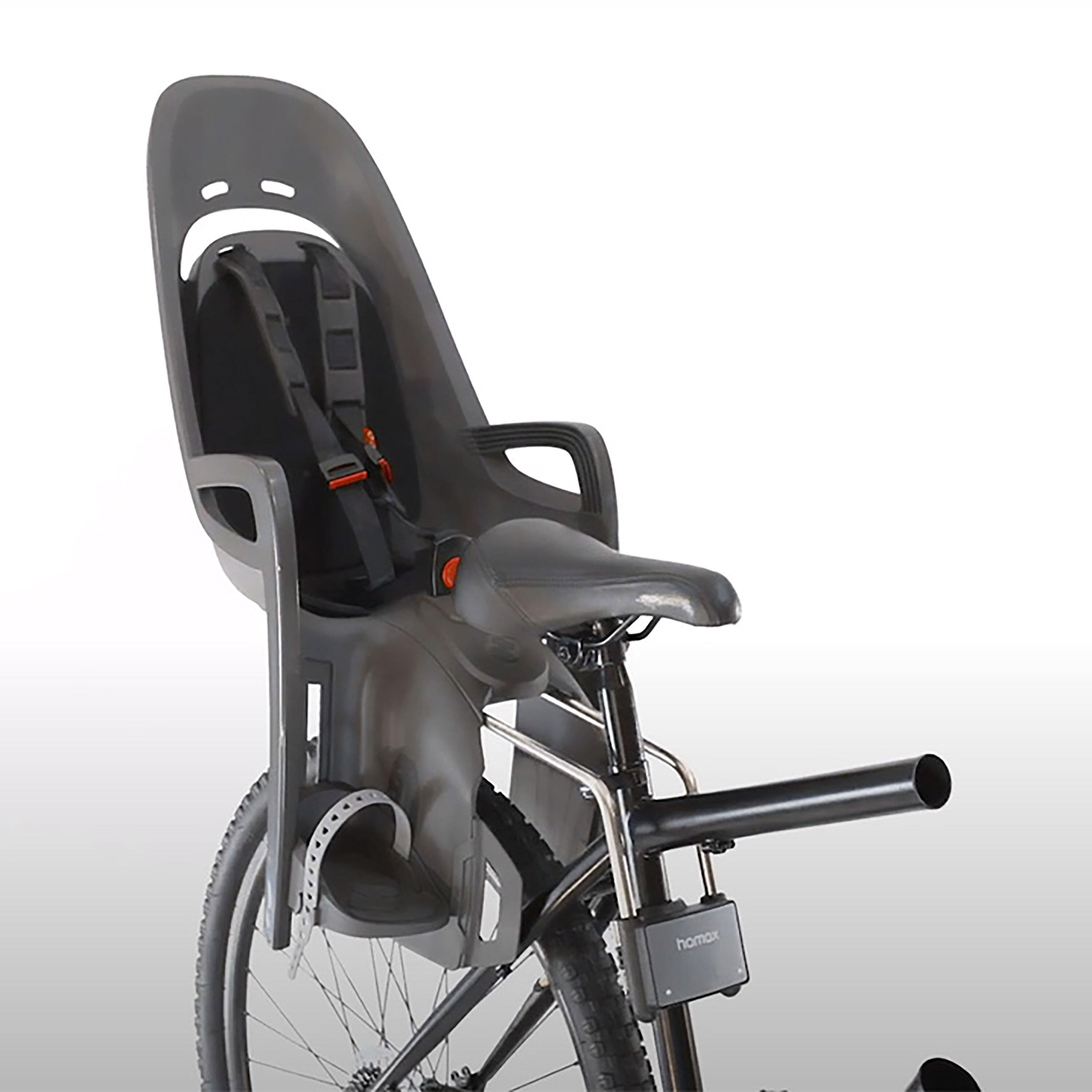 Porte-bébé vélo ZENITH Gris/Noir Fixation cadre 4/4