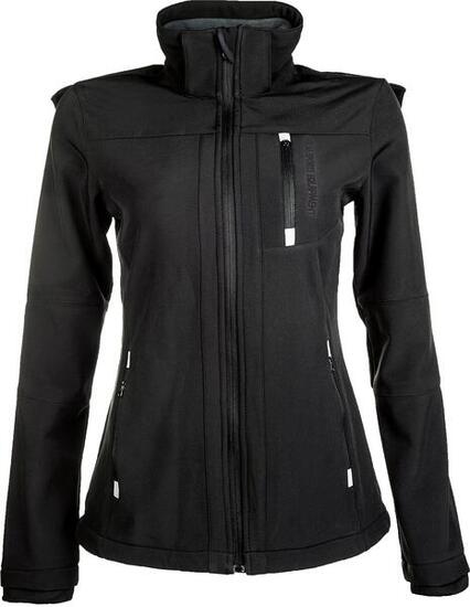 Jas met afneembare capuchon meisje HKM Softshell