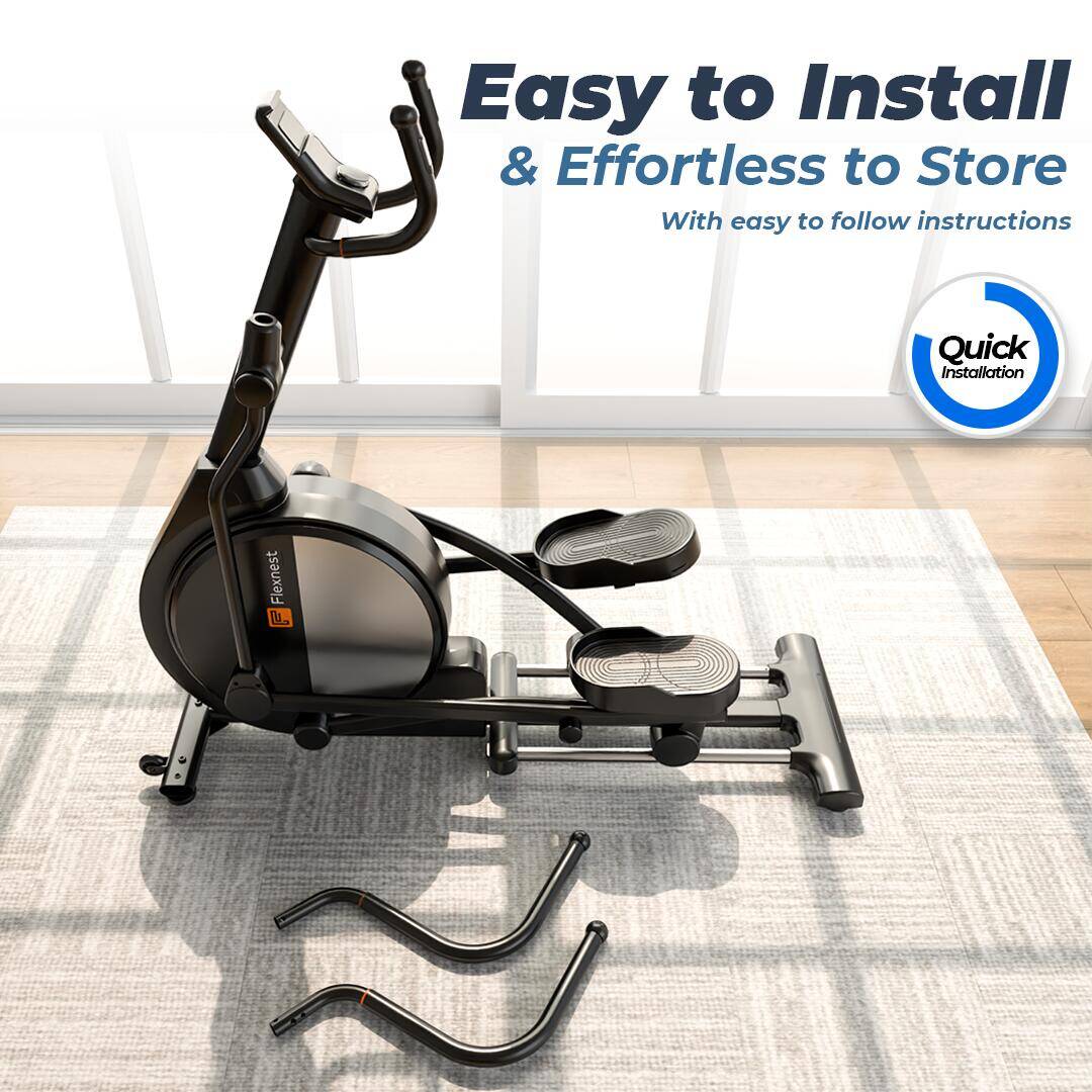 Flexnest Flextrainer Plus Bluetooth-Enabled Elliptical Cross Trainer for Cardio -  2