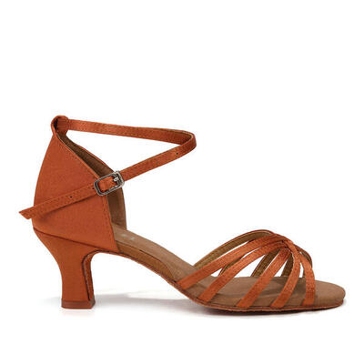 Burtan havana 5 cm ballroom- en salsaschoenen voor dames