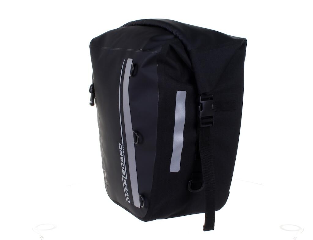 OVERBOARD Waterproof 17 Litre Bicycle Pannier Bag Black
