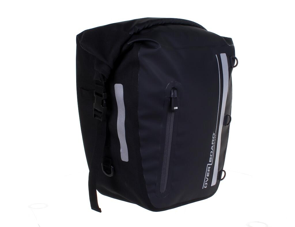 Waterproof 17 Litre Bicycle Pannier Bag Black 2/7