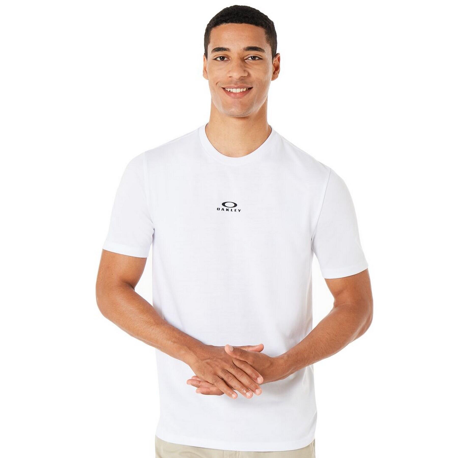 T-shirt à manches courtes Oakley Bark New - Blanc 3/6