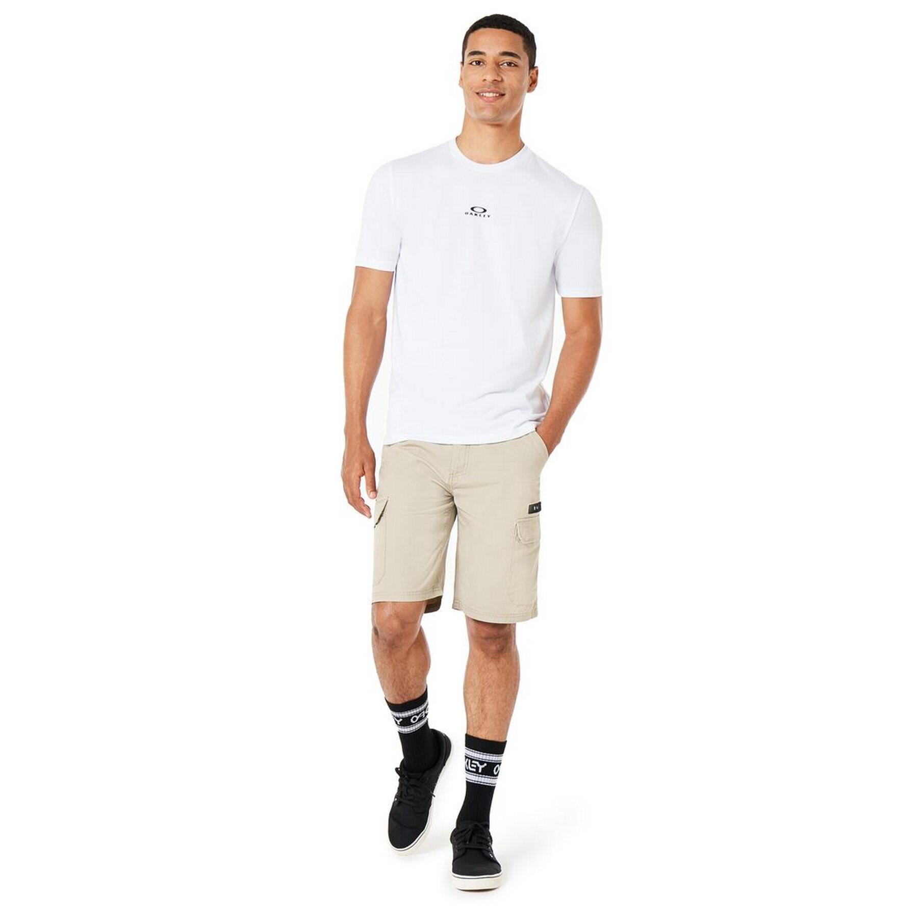 T-shirt à manches courtes Oakley Bark New - Blanc 6/6