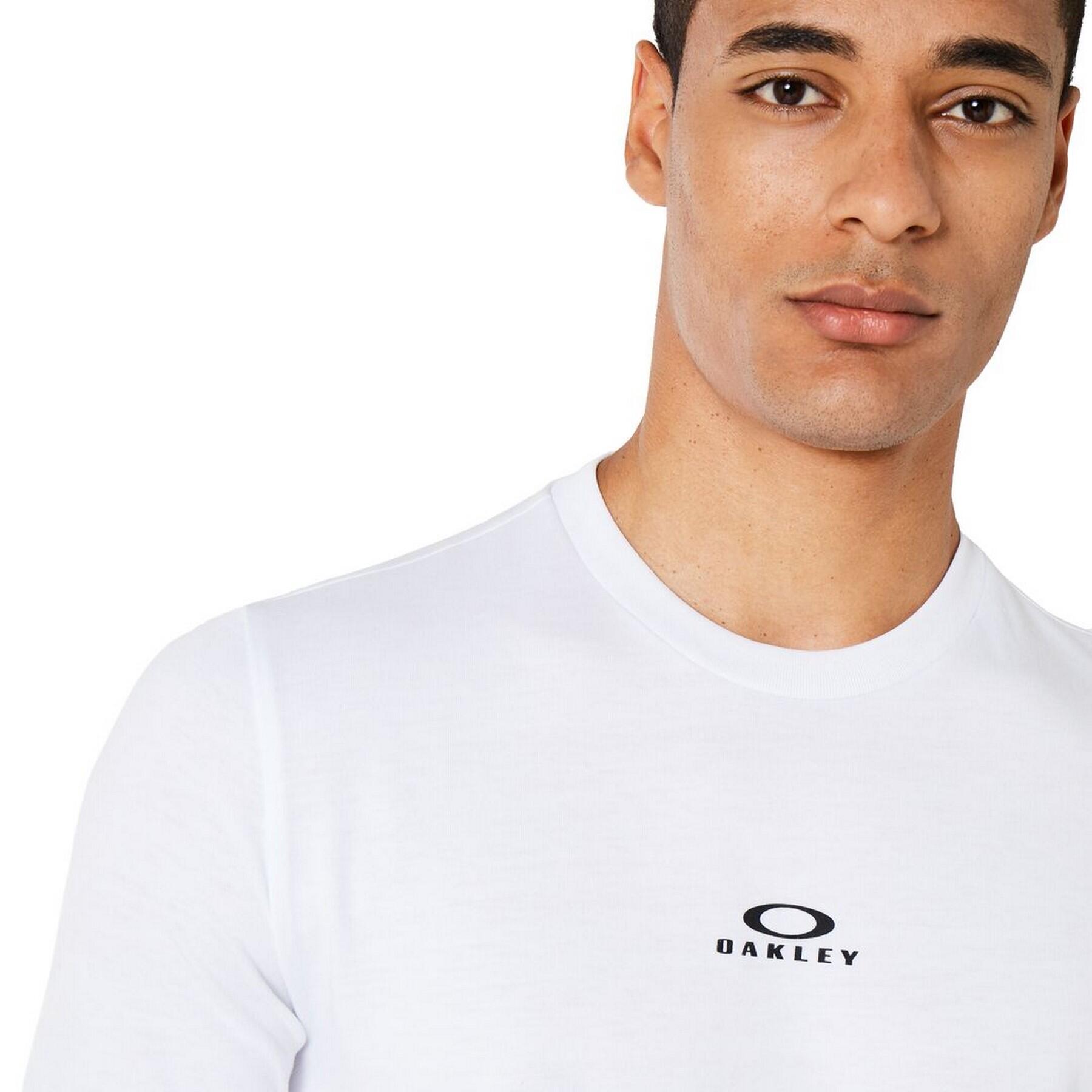 T-shirt à manches courtes Oakley Bark New - Blanc 5/6