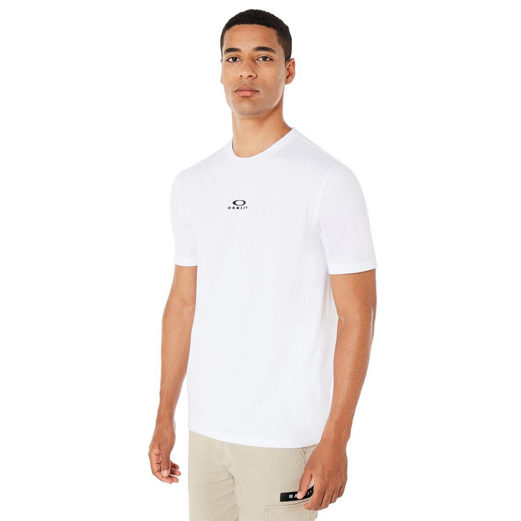 T-shirt à manches courtes Oakley Bark New - Blanc 4/6