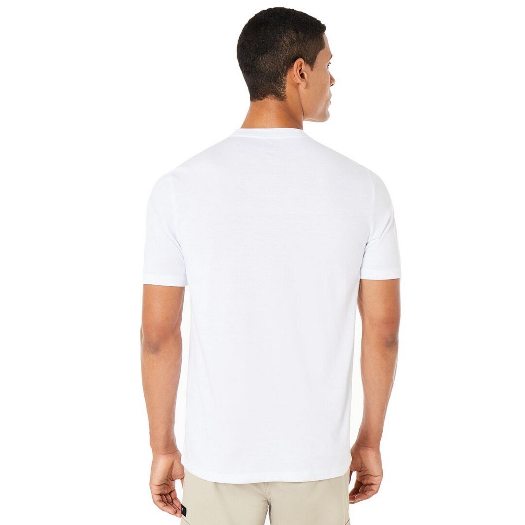 T-shirt à manches courtes Oakley Bark New - Blanc 2/6