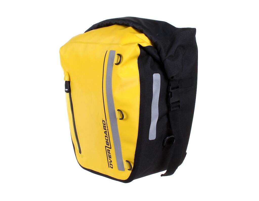 Waterproof 17 Litre Bicycle Pannier Bag Yellow 2/7
